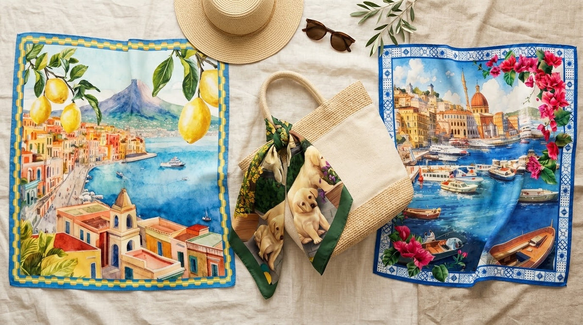 Foulard Seta Stampata