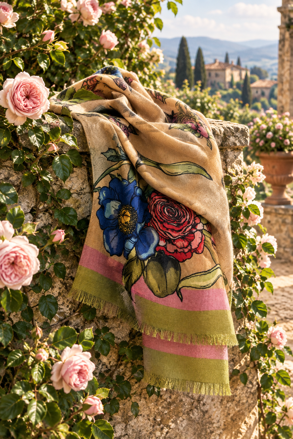 Sciarpa Cashmere Floreale - Lifestyle