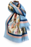 Sciarpa cashmere Procida sfondo bianco